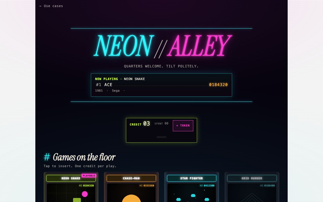 Preview Neon Arcade