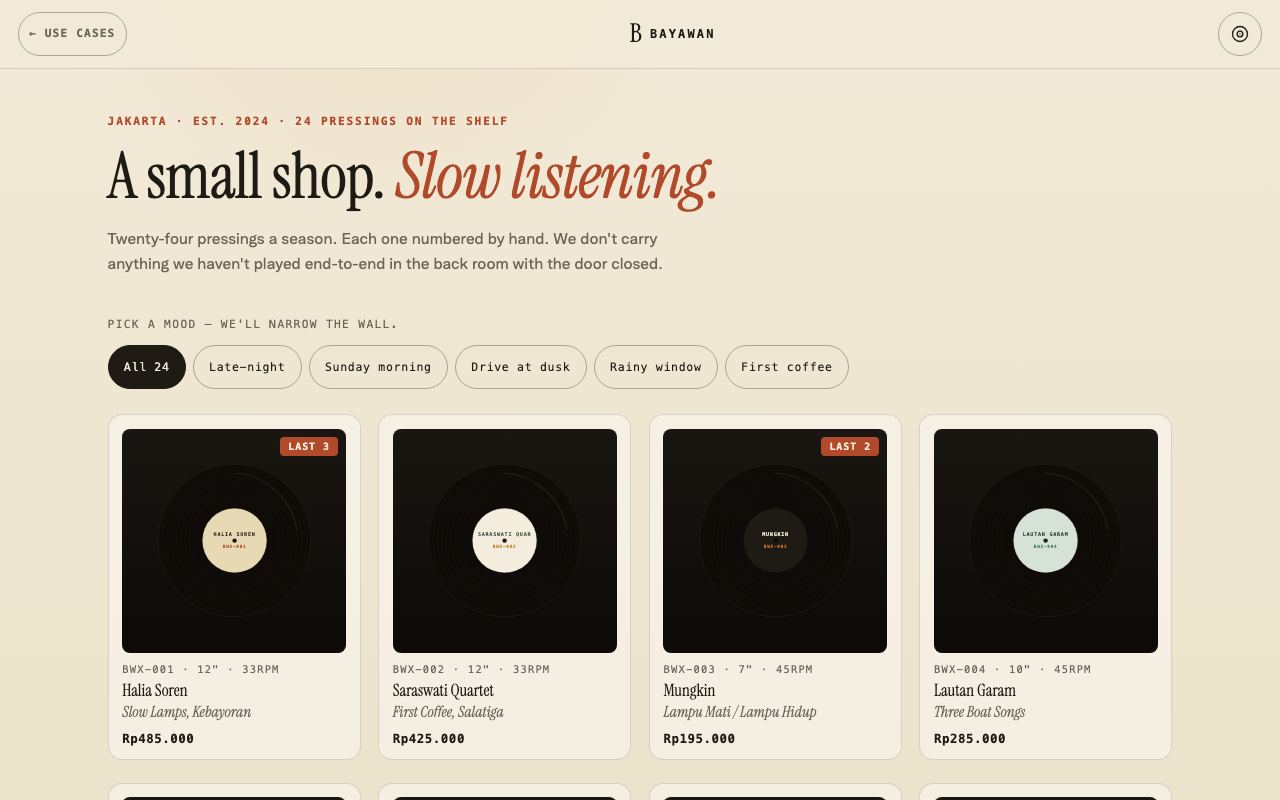 Preview Toko Vinyl